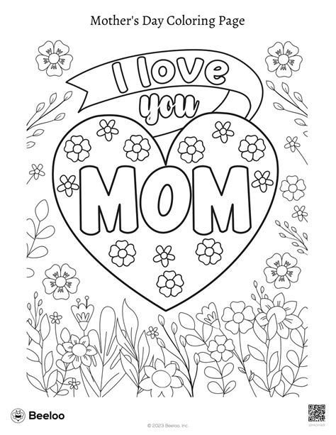 Mother S Day Coloring Page Beeloo Printable Crafts And Activities For