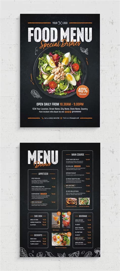 Food Menu Card Design Artofit