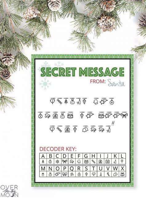 Printable Secret Message Worksheet