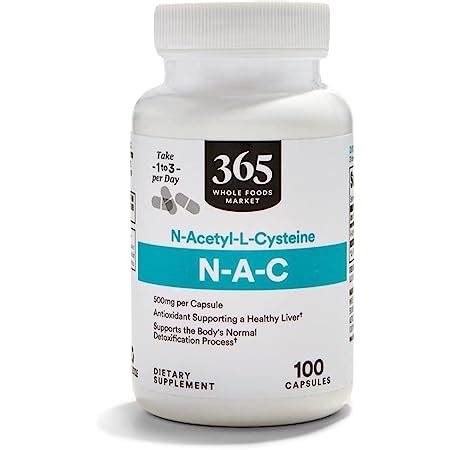 Amazon Vital Nutrients Nac N Acetyl Cysteine Vegan Supplement