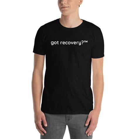 Got Recovery Black Short Sleeve Unisex T Shirt Faces Voices Of