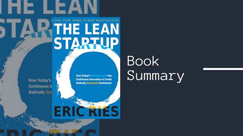 The Lean Startup by Eric Ries - Book Summary | Tyler DeVries