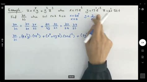 The Chain Rule In 3 Variables Youtube