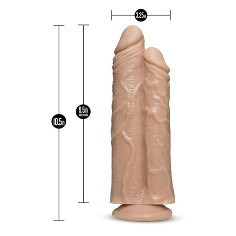 Dubbele Dildo Met Zuignap Double Stuffed Huidskleur Kopen Bij Sextoyland