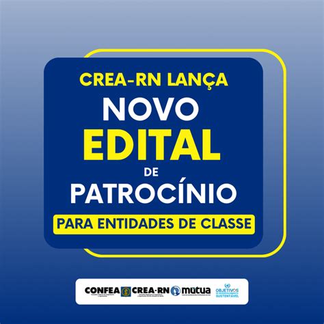 Crea RN lança edital de patrocínio para entidades de classe ligadas ao