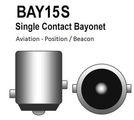SUPER BRIGHT 3 WATT BAY15S BULB - Position Light / Navigation Light ...