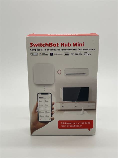 New SwitchBot Hub Mini Smart Remote IR Blaster Link Switch NEW