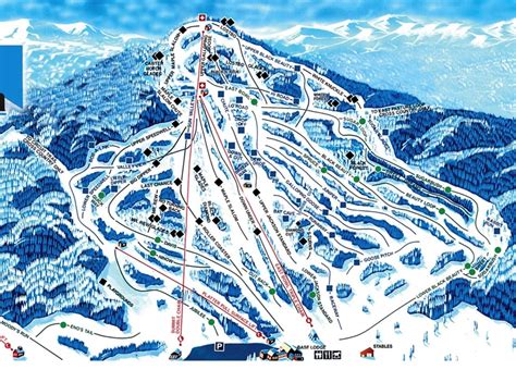 Black Mtn Ski Area Trail Map | New Hampshire Ski Resort Maps