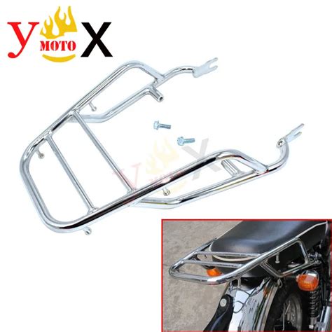 Ej W W W Motorrad Chrome Hinten Rack Touring Schwanz Gep Ck