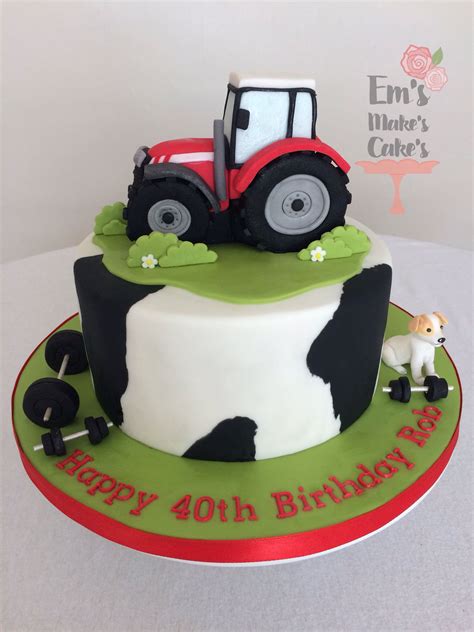 Tractor Milk Farmer Cake Farmer Birthday Cake Cow Cakes Tractor