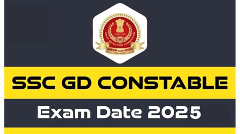 SSC GD Exam Date 2025 Out Check Revised Dates Exam Pattern And