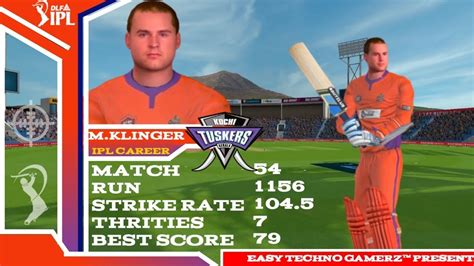 M KLINGER Brilliant Knock Takes Kochi Tuskers Kerala L Real Cricket 22