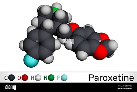 Paroxetine, antidepressant, selective serotonin reuptake inhibitor SSRI ...