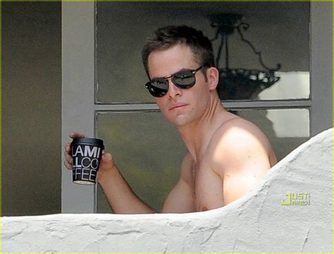 Chris Pine Is Shirtless Picks His Nose Photo Chris Pine