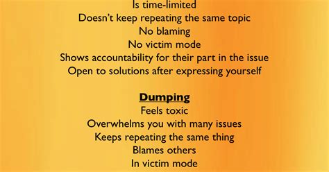 The Difference Between Venting And Dumping Psychology Today