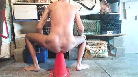 Broom Handle Huge Chains And Traffic Cones Rammed Up My Hole In Garage Gay Porn XHamster