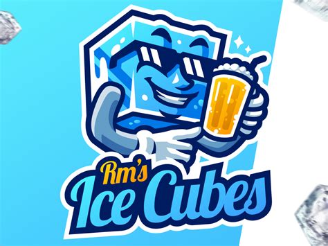 Cool Ice Cube Mascot Logo Design by Darwin Laganzon on Dribbble