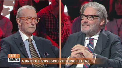 Paolo Del Debbio Intervista Vittorio Feltri Dritto E Rovescio Video