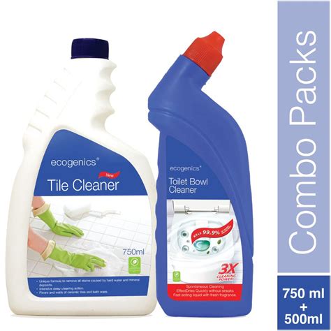 Ecogenics India Bathroom Cleaner Ready To Use Liquid Mild Fragrance 1250 Pack Of 2 Buy