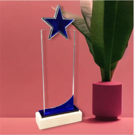 Inch Crystal Star Award Trophy At Piece Chamarajpet