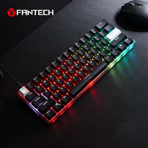 Fantech Maxfit Mk Frost Wired Modular Rgb Mechanical Gaming Keyboard Hot Swappable Switches