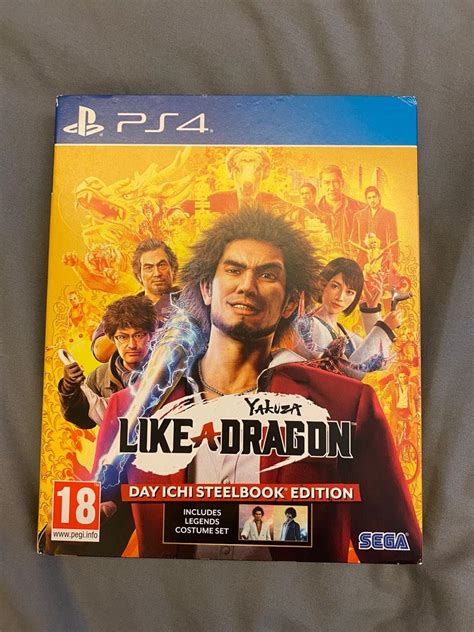 Ps4 Yakuza Like A Dragon Yakuza 7 Day Ichi Steelbook Edition Video