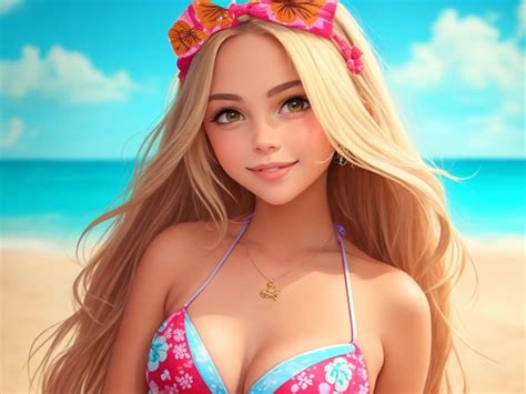 Premium Photo Bikini Girl Cute Girl