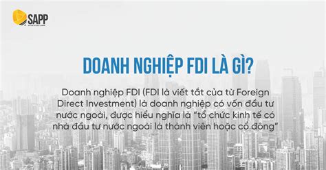 Vốn FDI Là Gì Đặc Điểm Điều Kiện Hoạt Động Đầu Tư FDI