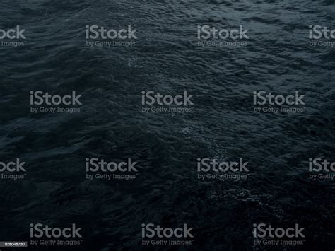 Grunge Dark Black Water Texture Background Stock Photo - Download Image