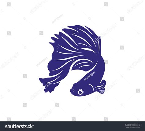 Betta Fish Vector Illustration Fighting Fish Stock Vector Royalty Free