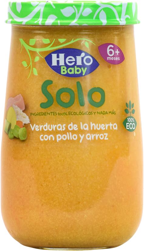 Test Y Opiniones Hero Baby Solo Verduras De La Huerta Con Pollo Y Arroz