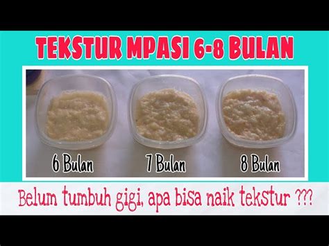 Resep Mpasi Bayi Bulan Belum Tumbuh Gigi Tekstur Tepat Untuk