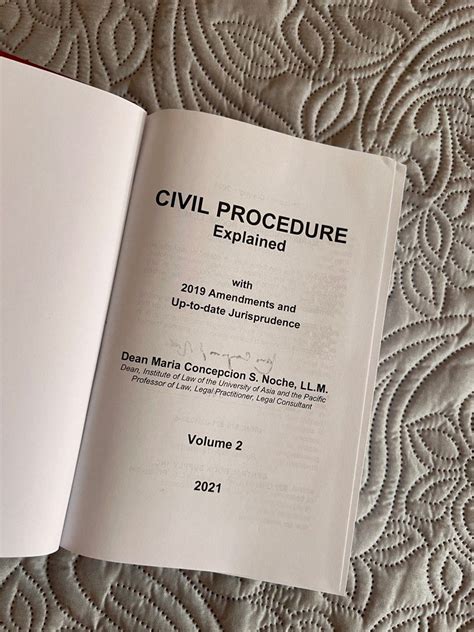 Civil Procedure Explained Volume Dean Noche Hobbies Toys