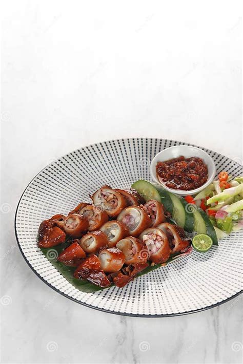 Baked Squids With Chili Called Cumi Bakar Bumbu Sambal Or Grill Jumbo