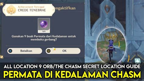 Semua Lokasi Permata Dari Kedalaman Chasm Hidden Location Achievement