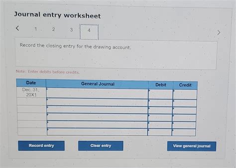 Solved Journal Entry Worksheet Record The Closing Entry For Chegg