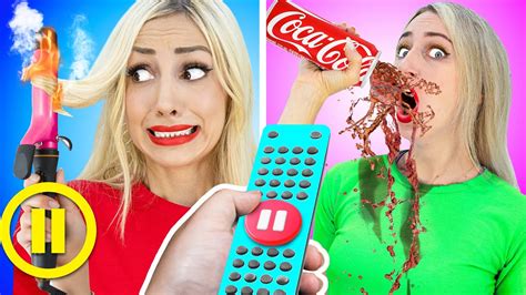 Extreme Pause Challenge For Hours Crazy And Funny Pranks For