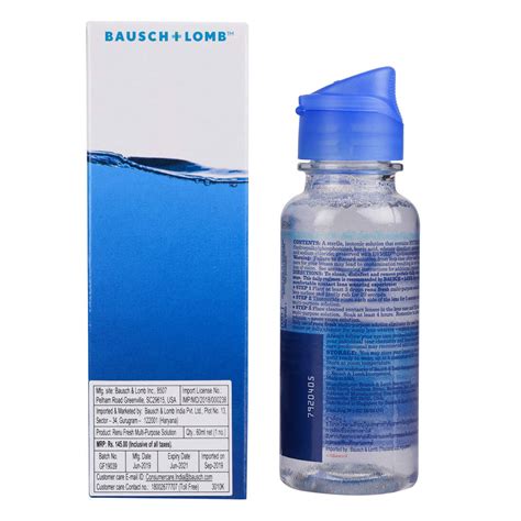 Renu Fresh Multi-Purpose Solution, 60 ml Price, Uses, Side Effects ...