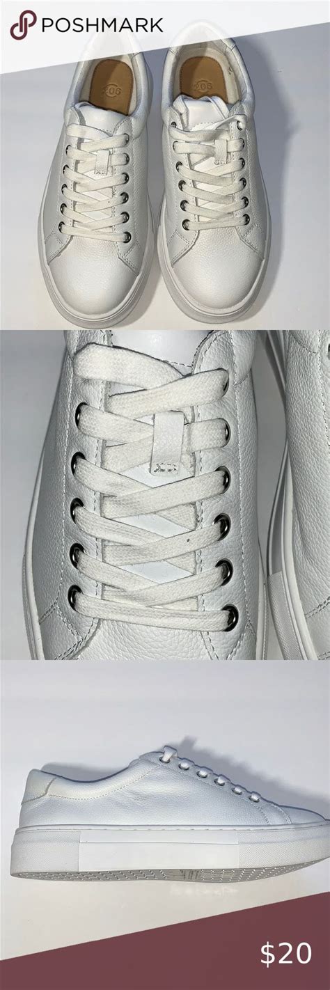 Brand New Mens Size 9 Plain White Sneakers Plain White Sneakers