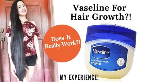 Vaseline Petroleum Jelly For Hair Growth Remedy Dry Hair Split Ends