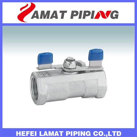 1000wog Ss304ss316 Nptbsptbspp Threaded One Piece Stainless Steel Ball Valve Ball Valve And