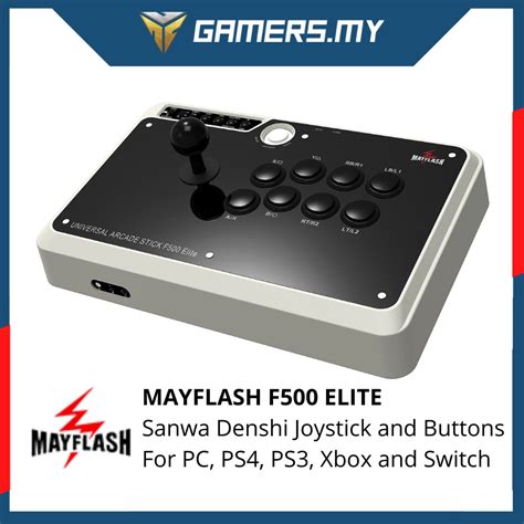 MayFlash Arcade Stick F500 Elite With Sanwa Denshi Joystick And Buttons