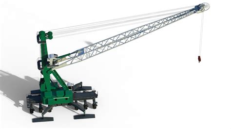 3D Mobile harbour crane LHM 250 - TurboSquid 2160655