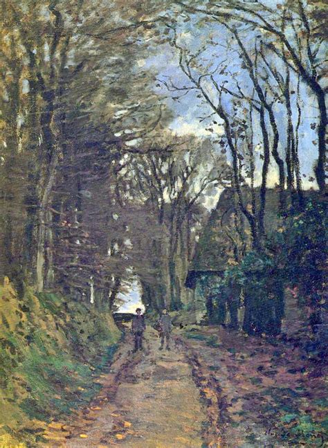 Lane In Normandy Claude Monet Wikiart Org Encyclopedia Of Visual Arts