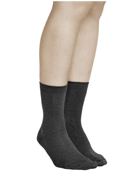 Merino Wool Socks Womens Black Wool Socks Vitsocks