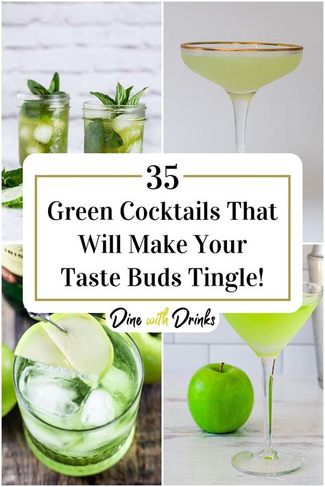 34 Green Cocktails That Will Make Your Taste Buds Tingle