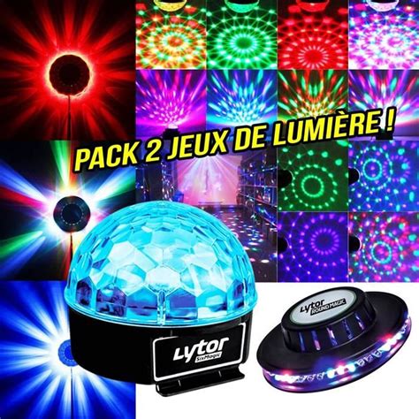 Pack Sp Cial F Te Jeu De Lumi Re Effet Ovni Ufo D Me Lumineux