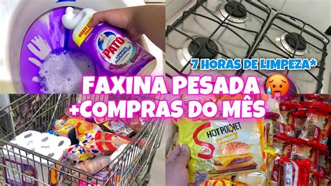 Faxina Pesada Mostrando As Compras Do M S Morandosozinha Youtube