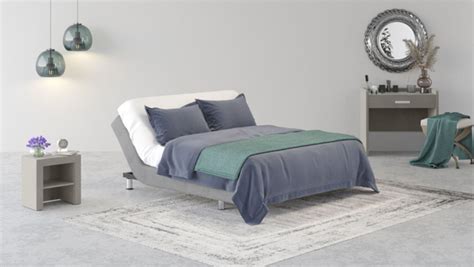 ASKONA Двуспальная кровать, Ergomotion модель 450 grey, 160х200 ...