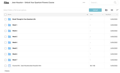 Jean Houston - Unlock Your Quantum Powers Course